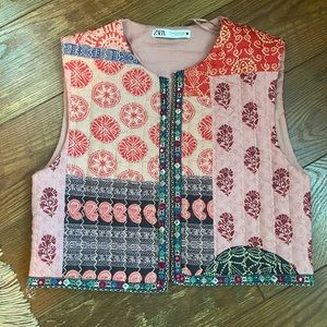Limited Edition Zara Embroidered Vest